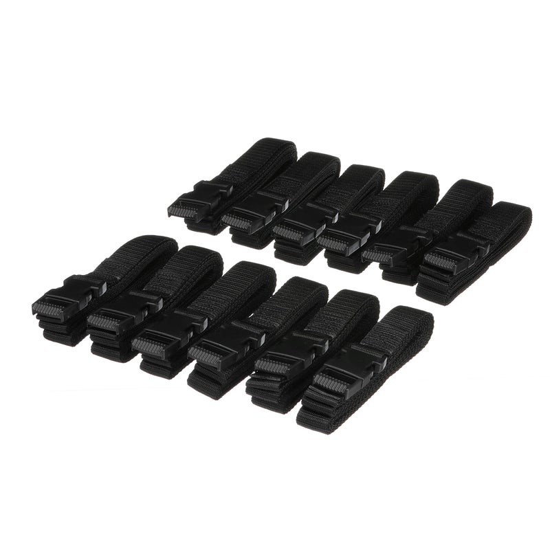 Seachoice Boat Cover Tie Down Strap Down Kit, Black, Includes 12 Straps - Image 2